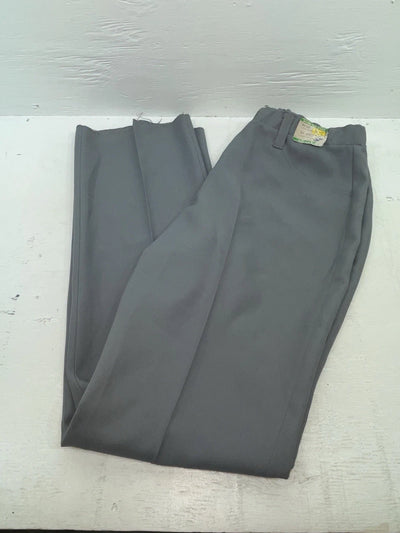 New Vintage Gray H Bar C Polyester Pants #477 3A-58