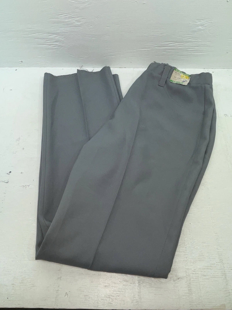 New Vintage Gray H Bar C Polyester Pants #477 3A-58