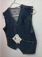 New ELY Outerwear Children’s Denim Button Up Tank Large #141104 3C-52