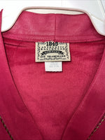New Women’s 1849 Authentic Ranchwear Pink Western Show Vest Medium WW-73
