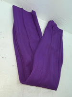 New Vintage Purple Polyester Pants VV-38