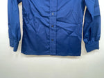 New Women’s Blue Fenton Long Sleeve Button Up Shirt #15328 3B-107