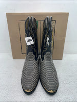 New Men’s Black Snake Skin Smoky Mountain Cowboy Boots. 16469 5.5 5 1/2. 2-78