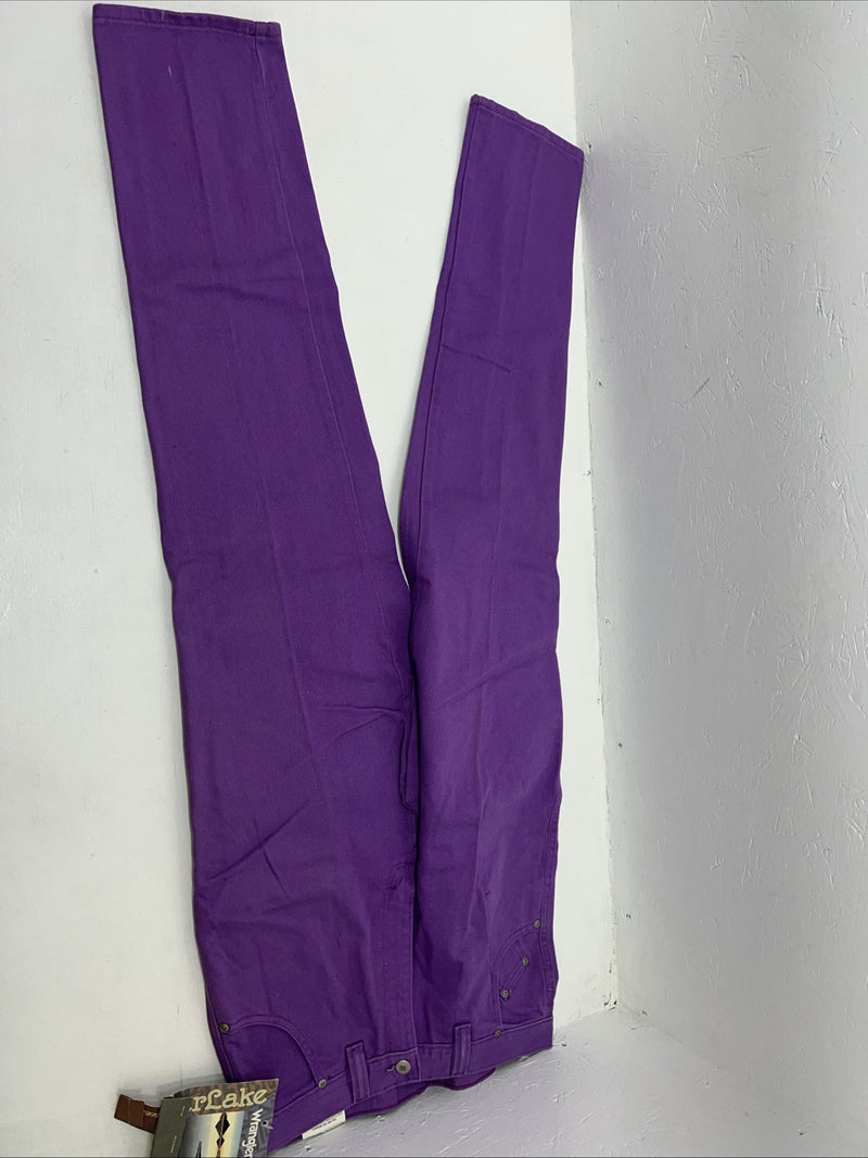 New Women’s Purple Wrangler Silverlake Relaxed Fit Denim Jeans. 15/16x34 P-13