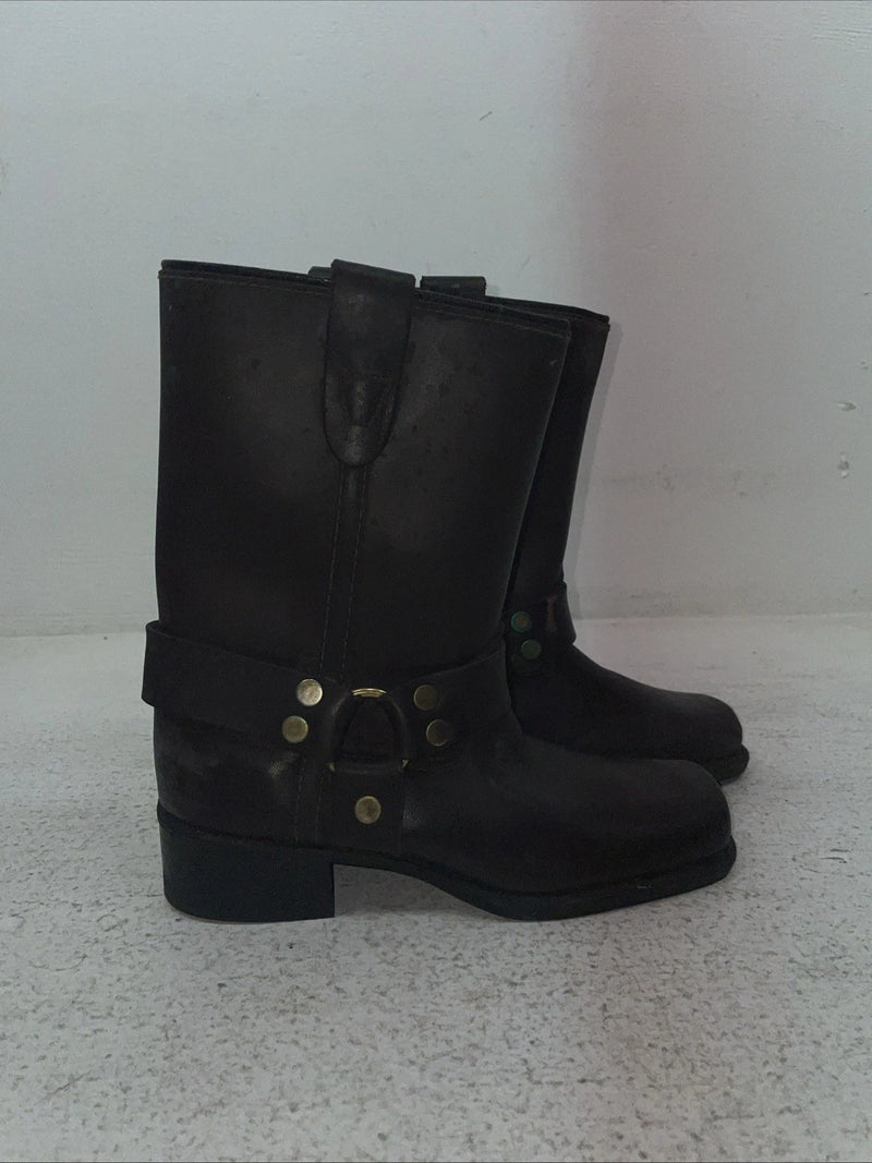 New Kids Brown Texas Brand Cowboy Boots. 3909 13 D. 23-40