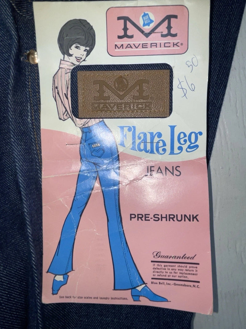 New Vintage Blue Maverick Denim Pants #6428 VV-11