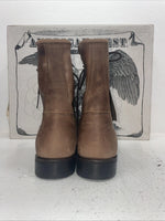 New Women’s Brown American West Cowboy Boots. 5992 8.5 8 1/2 W. 15-50
