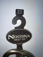 New Brown Genuine Leather Nocona Tooled 32” Belt #1981B JJ-44