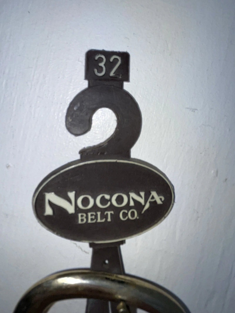 New Brown Genuine Leather Nocona Tooled 32” Belt #1981B JJ-44