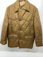 New Women’s Brown Western Fashion Puffer Jacket 42 RR-30