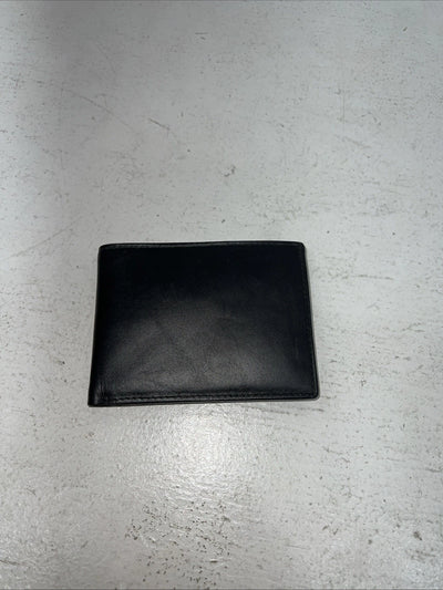New Black Leather Men’s Wallet P-502