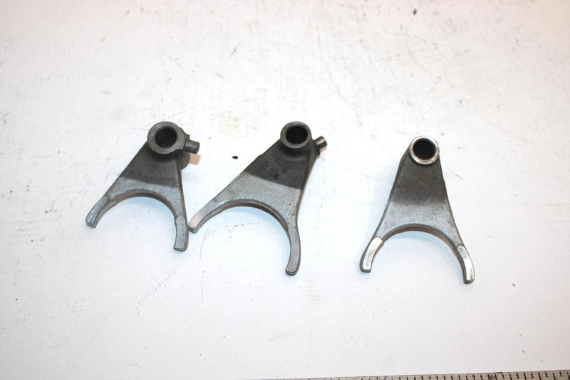 2001 Bombardier Traxter OEM Shift Fork Set 711258400 711258410 711258390 AB10