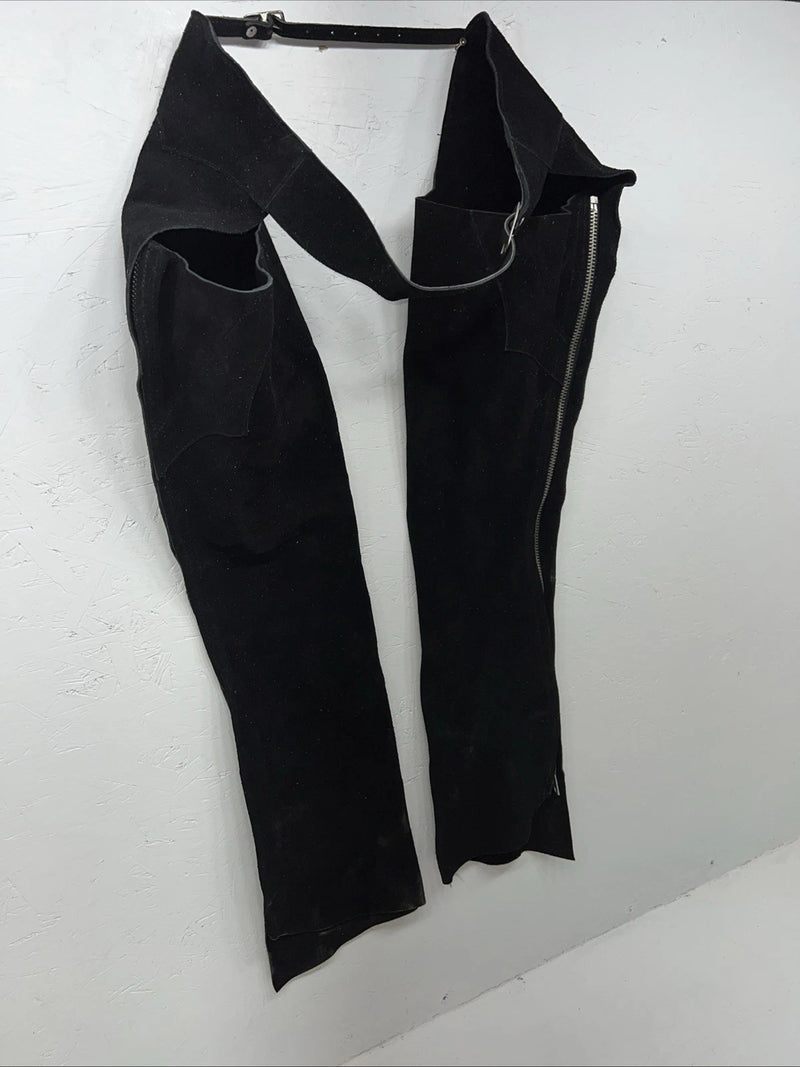 NOS Black Children’s Large Show Chaps Adjustable Waist 40” N-20