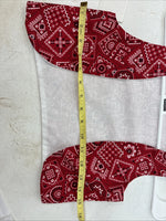 New Kids Kiddie Korral Red Western Design Sleeveless Vest Size Medium YY-33