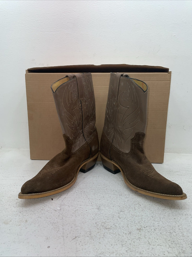New Men’s Brown Acme Cowboy Boots. 7522 9 D. 3-37