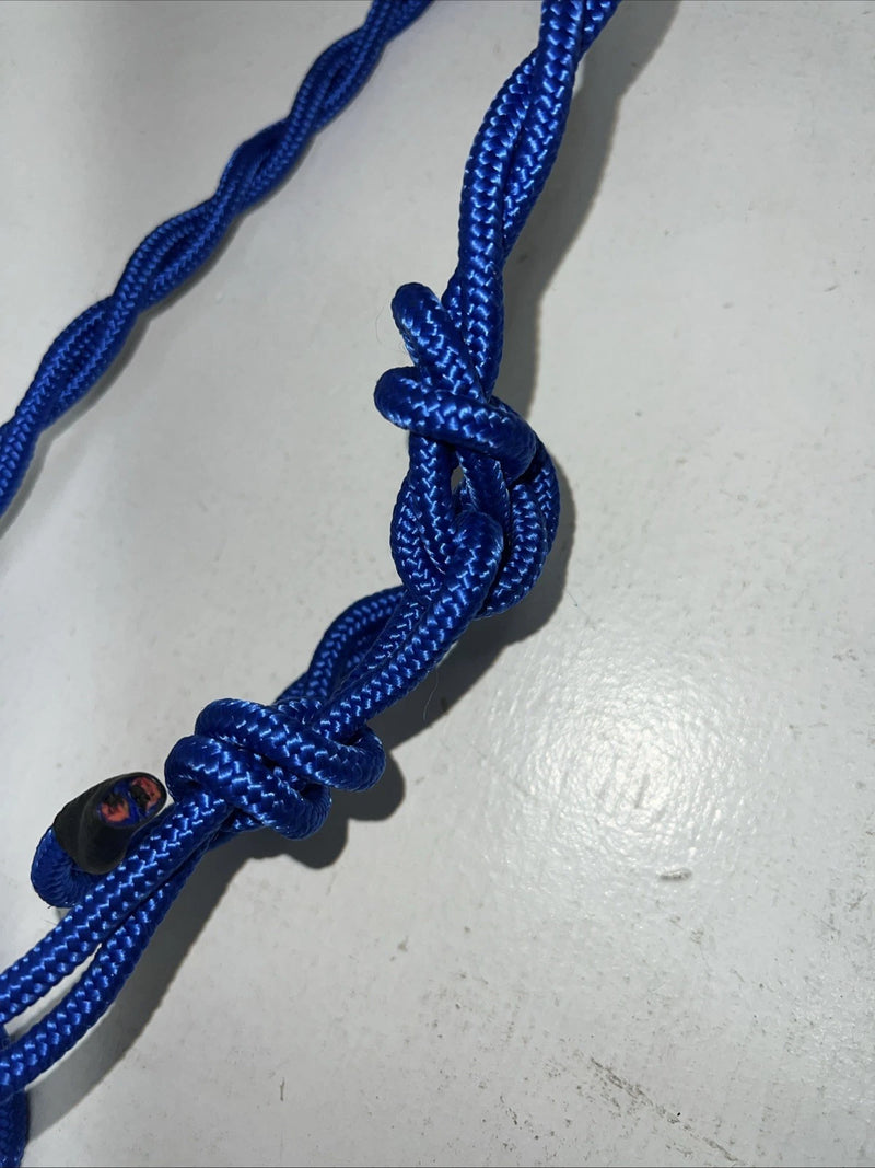 New Tough 1 Blue Training Halter And Lead Rope #50-1095 G-503