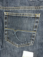 New Women’s Twenty X Jackson Dark Wash Low Rise Denim Jeans. 13/14x36 M-6
