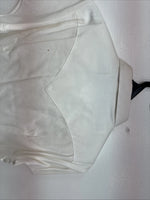 New Women’s Denũm Jeans White Short Sleeve Pearl Snap Shirt Small MM-72