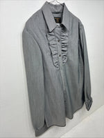 New Women’s Dickson Jenkins Gray Long Sleeve Button Up Size 16 XL II-53