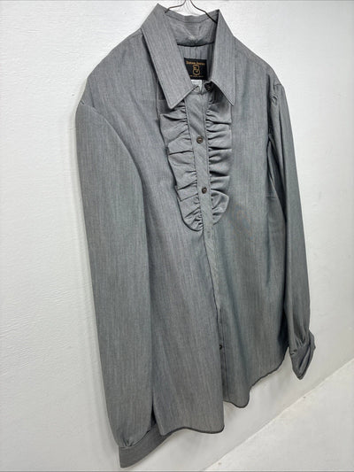 New Women’s Dickson Jenkins Gray Long Sleeve Button Up Size 16 XL II-53