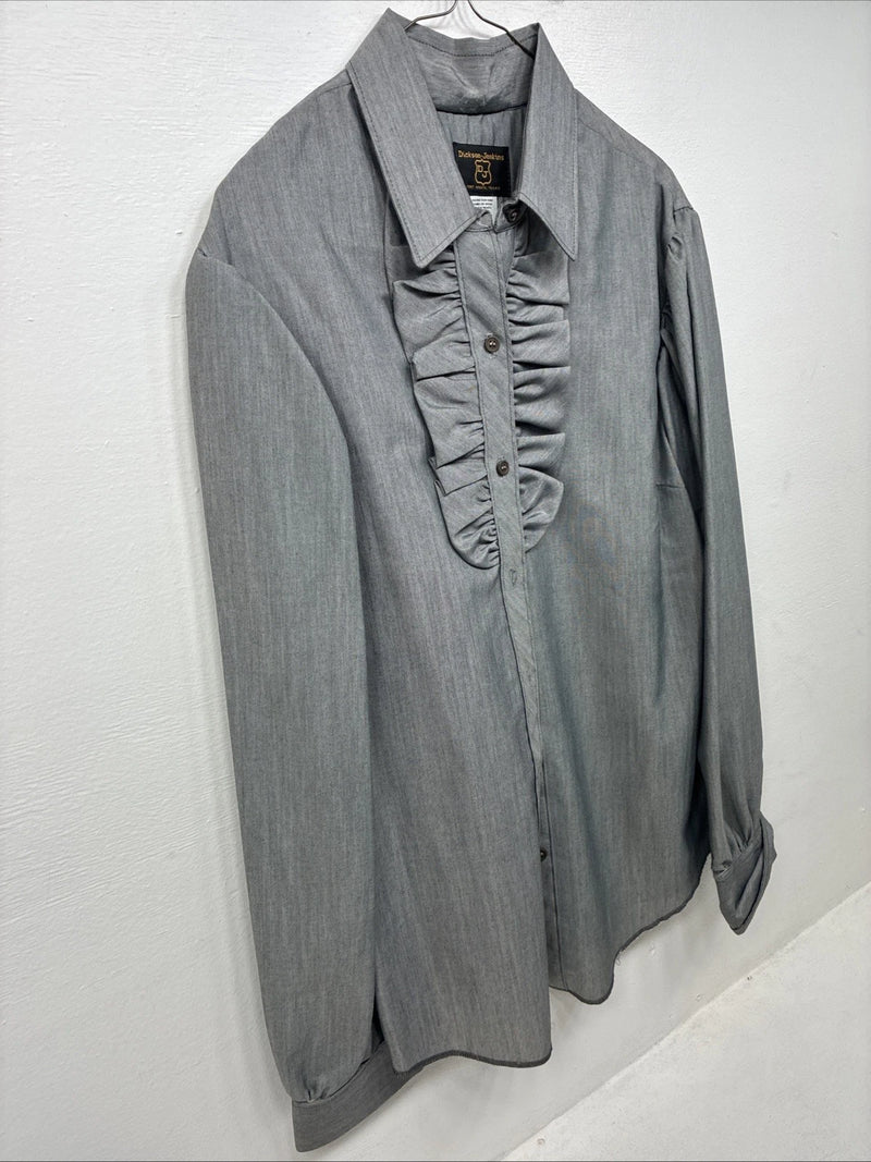 New Women’s Dickson Jenkins Gray Long Sleeve Button Up Size 16 XL II-53