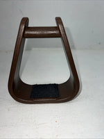 New Royal King Youth Brown Polymar Stirrups #57-1383 FF-2
