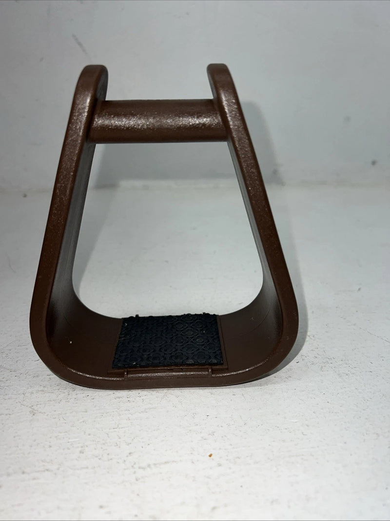 New Royal King Youth Brown Polymar Stirrups #57-1383 FF-2