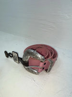 New Pink Genuine Leather Nocona Silver Bling XXL Belt #N3431630 NN-115