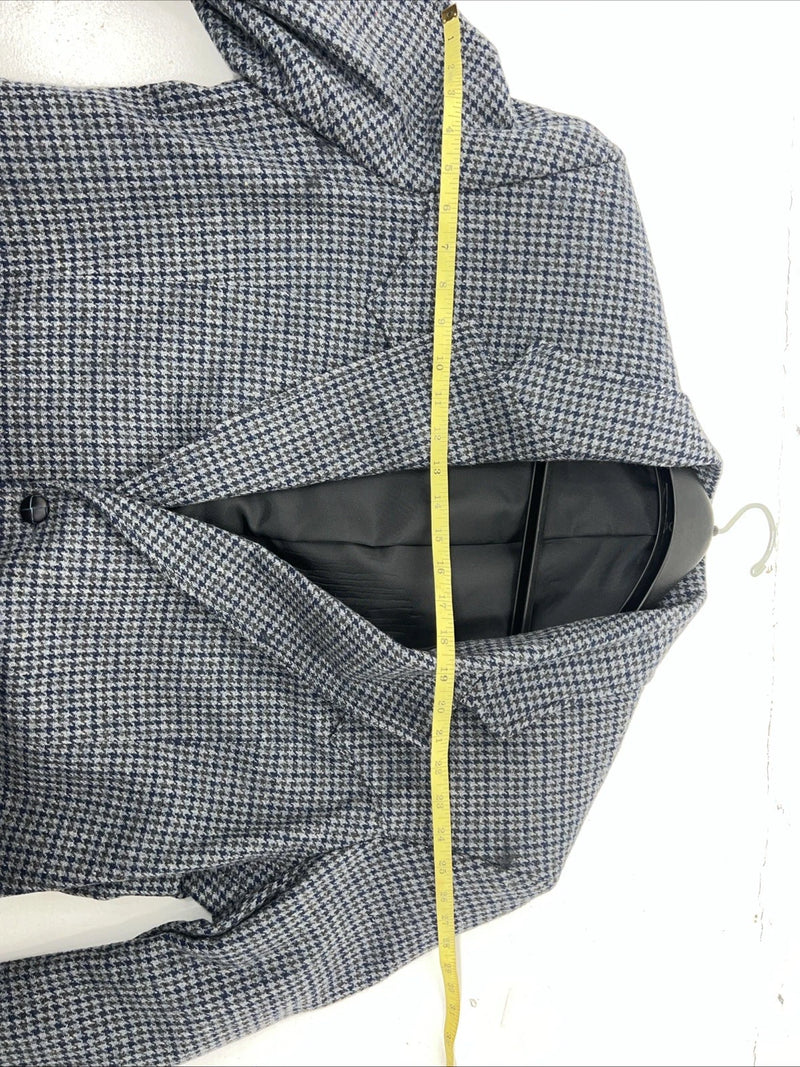 New Men’s Pioneer Wear Blue Plaid Suit Jacket 42L #12504 X-602 