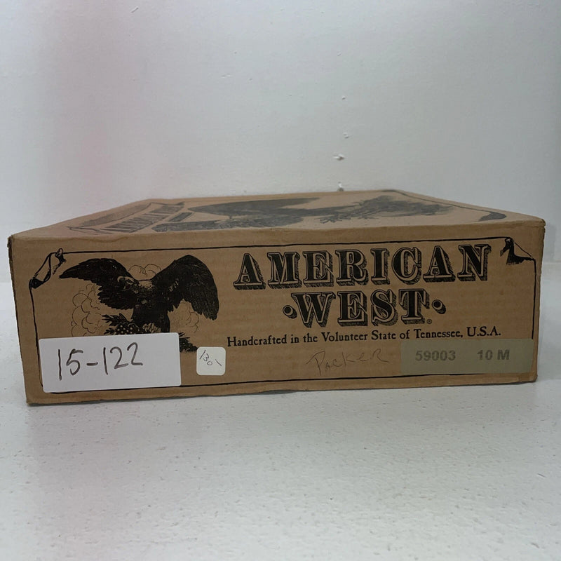 New Women’s Brown American West Cowboy Boots. 59003 10 M. 15-122