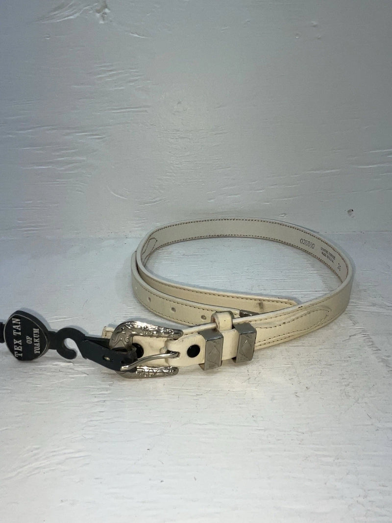 New White Genuine Leather Tex Tan 26” Belt #028880 NN-43
