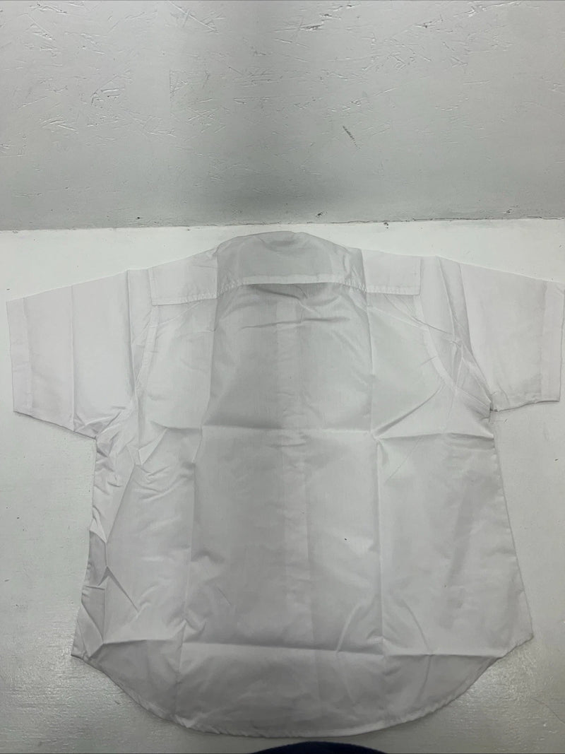 New Women’s White ABETTA Short Sleeve Riding Shirt. 941138 38 D-40
