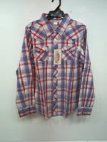 New Women’s Plaid Cumberland Outfitters Long Sleeve Button Up Shirt M 3B-37