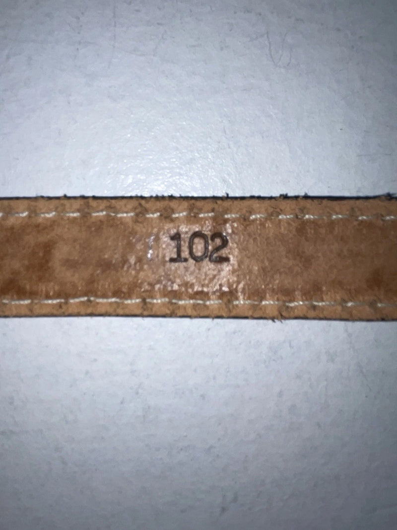 New Brown Genuine Leather Tooled 28” Belt #102 Z-97