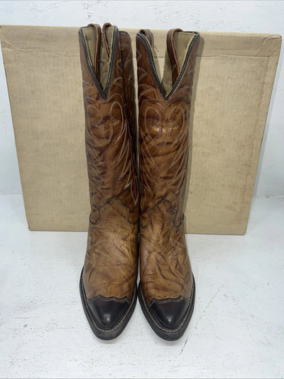 New Women’s Brown Texas Brand Cowboy Boots. L 81 6.5 6 1/2 N. 19-85