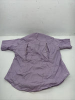 New Women’s Purple EQUISTAR Short Sleeve English Riding Shirt. 42 G-32