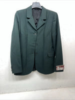 New Women’s Green Ovation English Sport Riding Jacket 14 Long #459153 RR-20