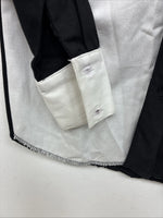 New Kids Cowboy Threads Black White Long Sleeve Button Up Size 10 TT-26
