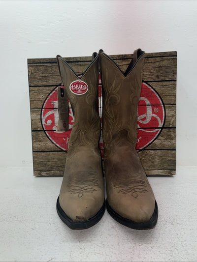 New Men’s Brown Laredo Cowboy Boots. 68242 9 E W. 4-83