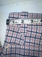 New Vintage Blue And Red Lined Dickson Jenkins Polyester Pants #723 3A-124
