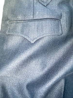 New Vintage Blue Circle S Polyester Pants XX-88