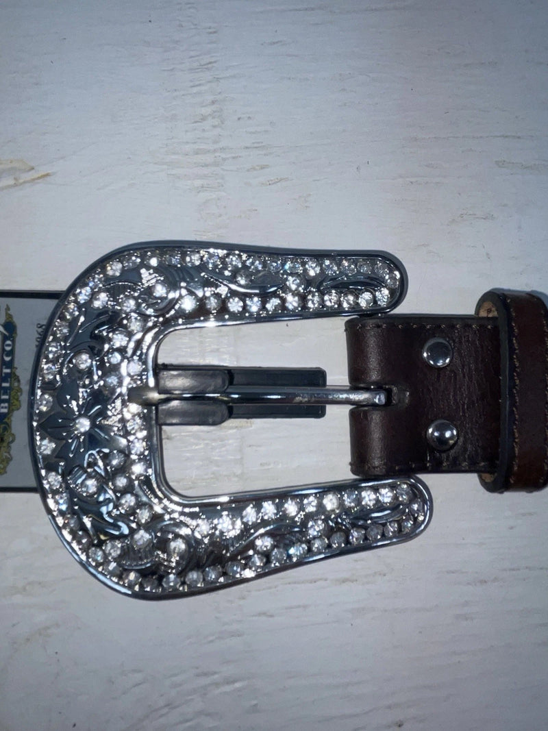 New Brown Genuine Leather Nocona Western S Belt #N3412302 Z-116