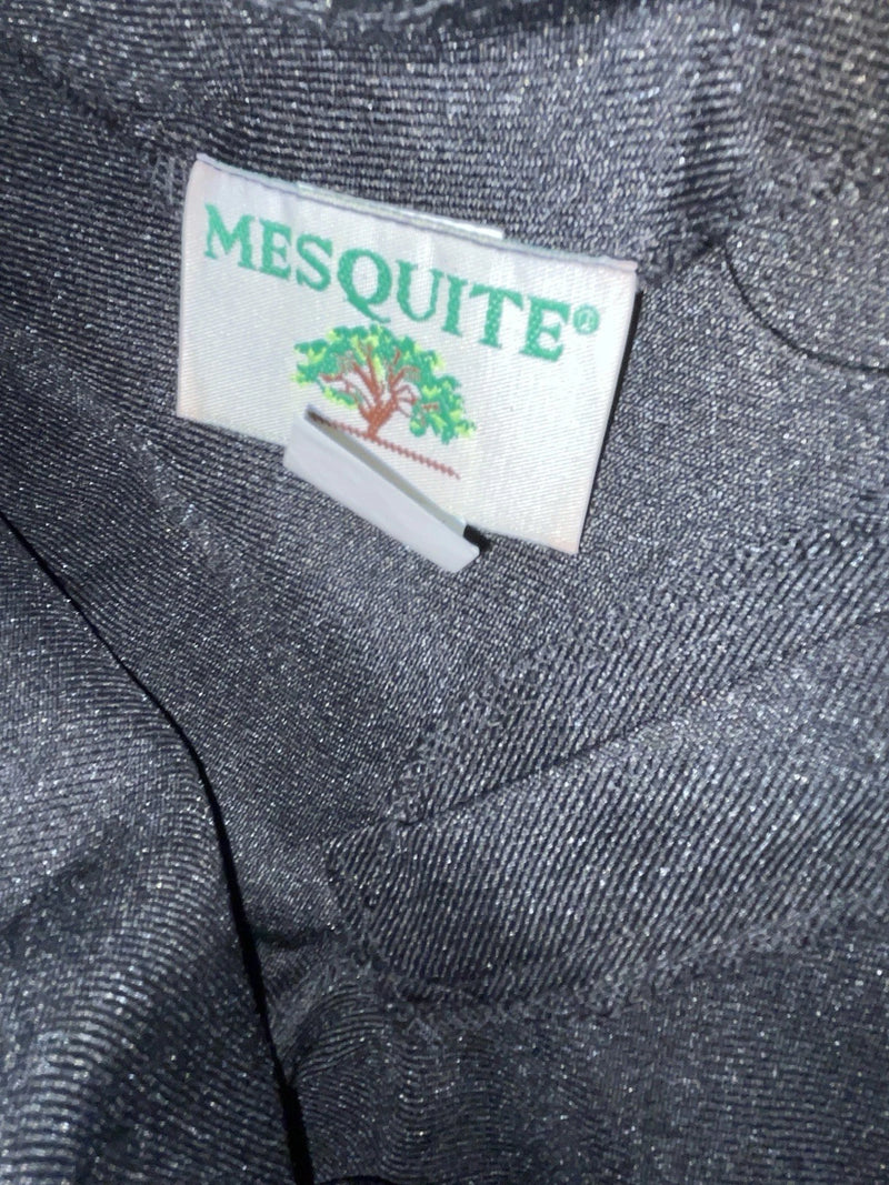 New Vintage Black Mesquite Polyester Pants #5911 XX-38