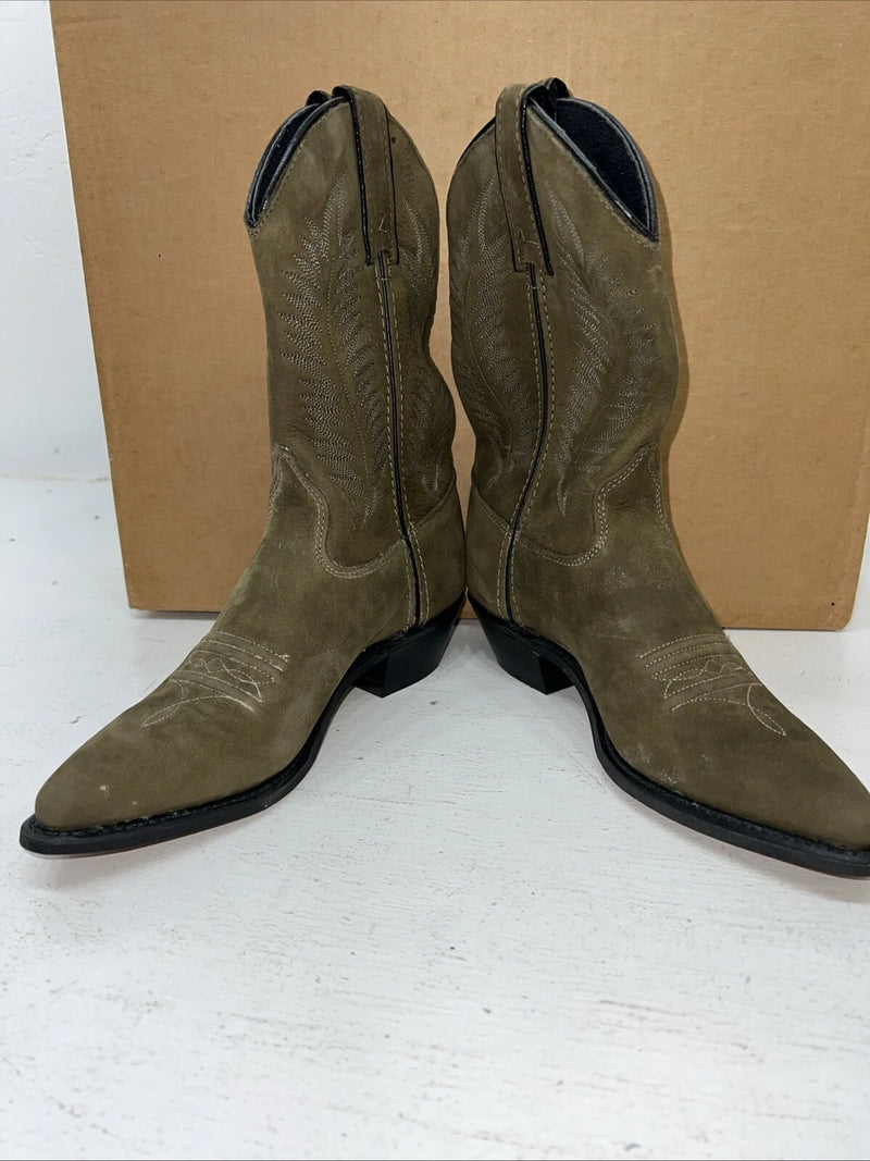 New Women’s Green Texas Brand Cowboy Boots. SL520 6 M. 20-104