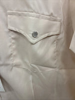 New Kids Denver Tan Long Sleeve Pearl Snap Size 18 CC-119