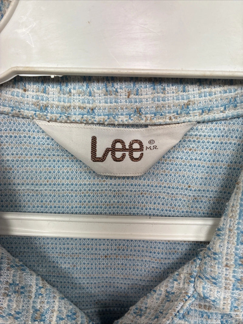 New Women’s Lee Blue Design Long Sleeve Button Up Jacket Size 13 KK-43