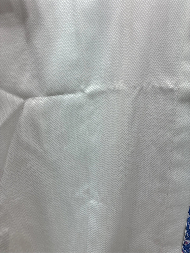 New Women’s Royal Highness White Designed Short Sleeve English Shirt 40 DD-34