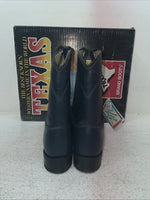 New Kids Navy Texas Brand Cowboy Boots. 3207 2 D. 23-142