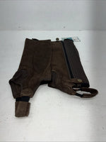 New Brown Ovation Synthetic XS Half Chaps #13237 H-510 
