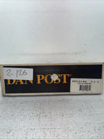 New Youth Black Dan Post Cowboy Boots. C 3140 5.5 5 1/2 D. 2-126